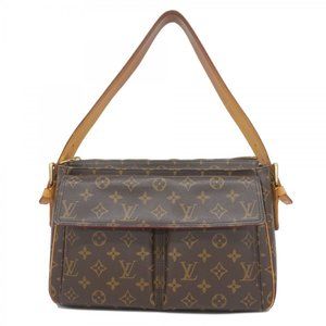 Louis Vuitton Monogram Viva Cite GM Shoulder Bag M51163 Brown Women's